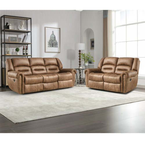 Millwood Pines Caedin 2 Piece Classic and Overstuffed Soft Vegan